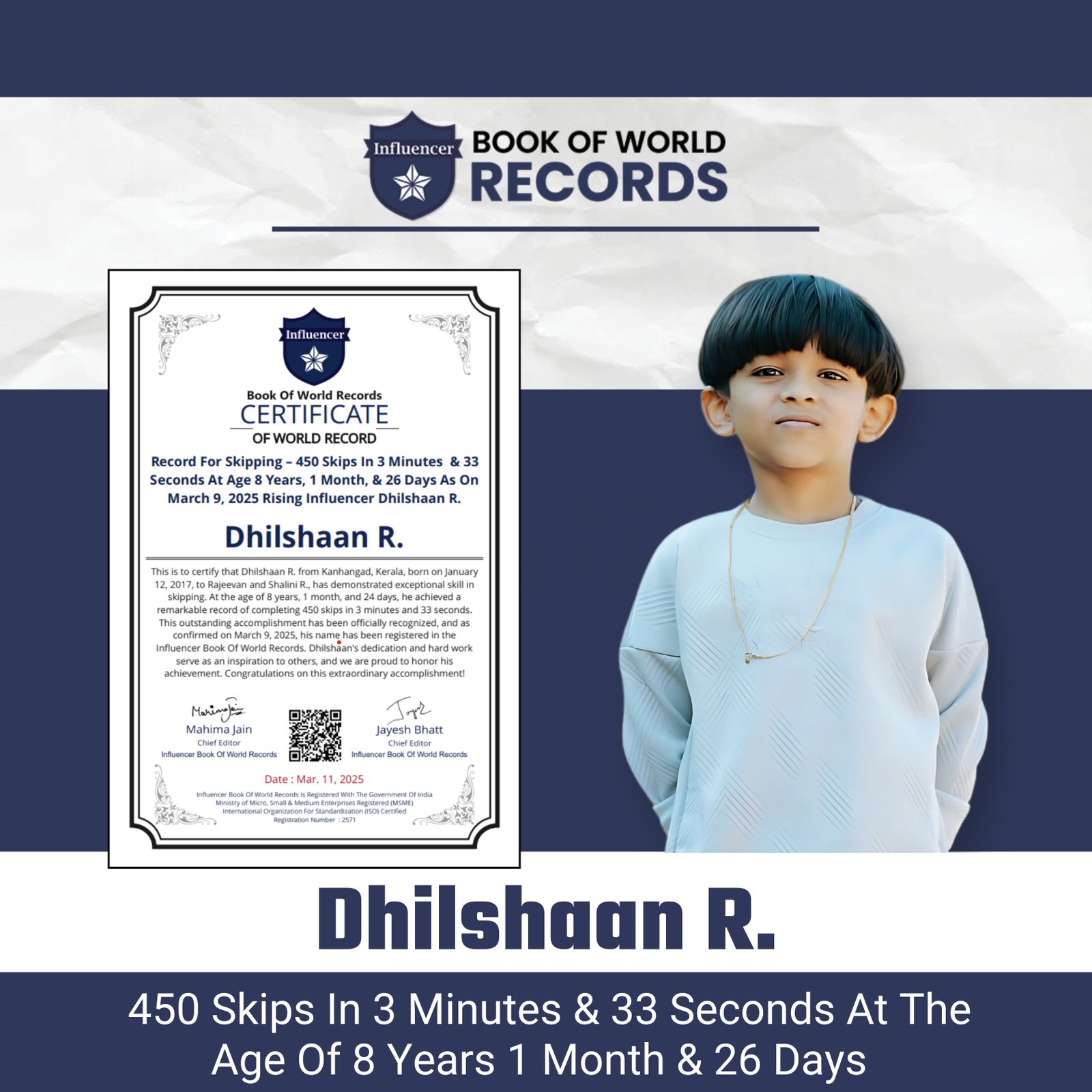 Dhilshaan R.