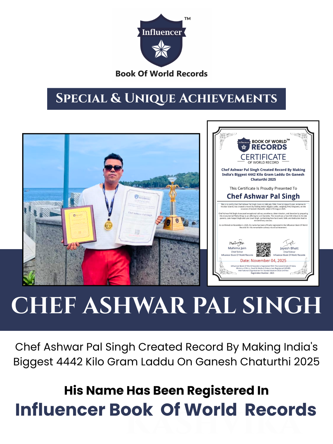 Chef Ashwar Pal Singh