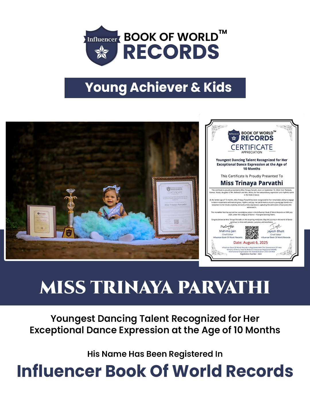 Miss Trinaya Parvathi