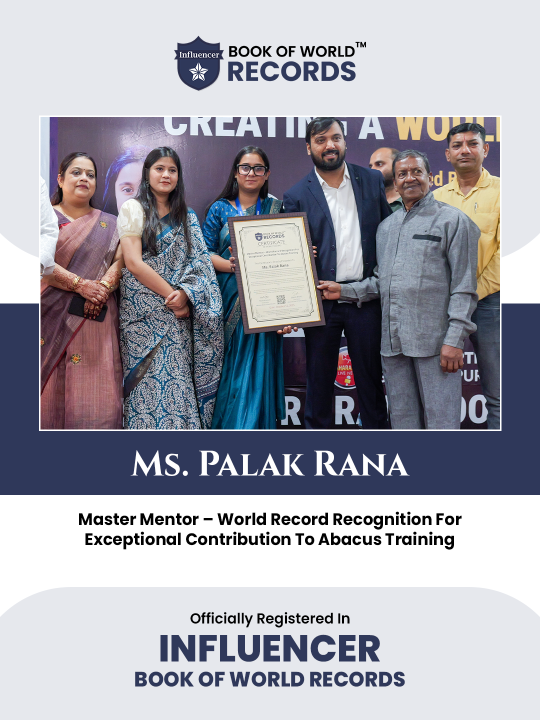 Ms. Palak Rana